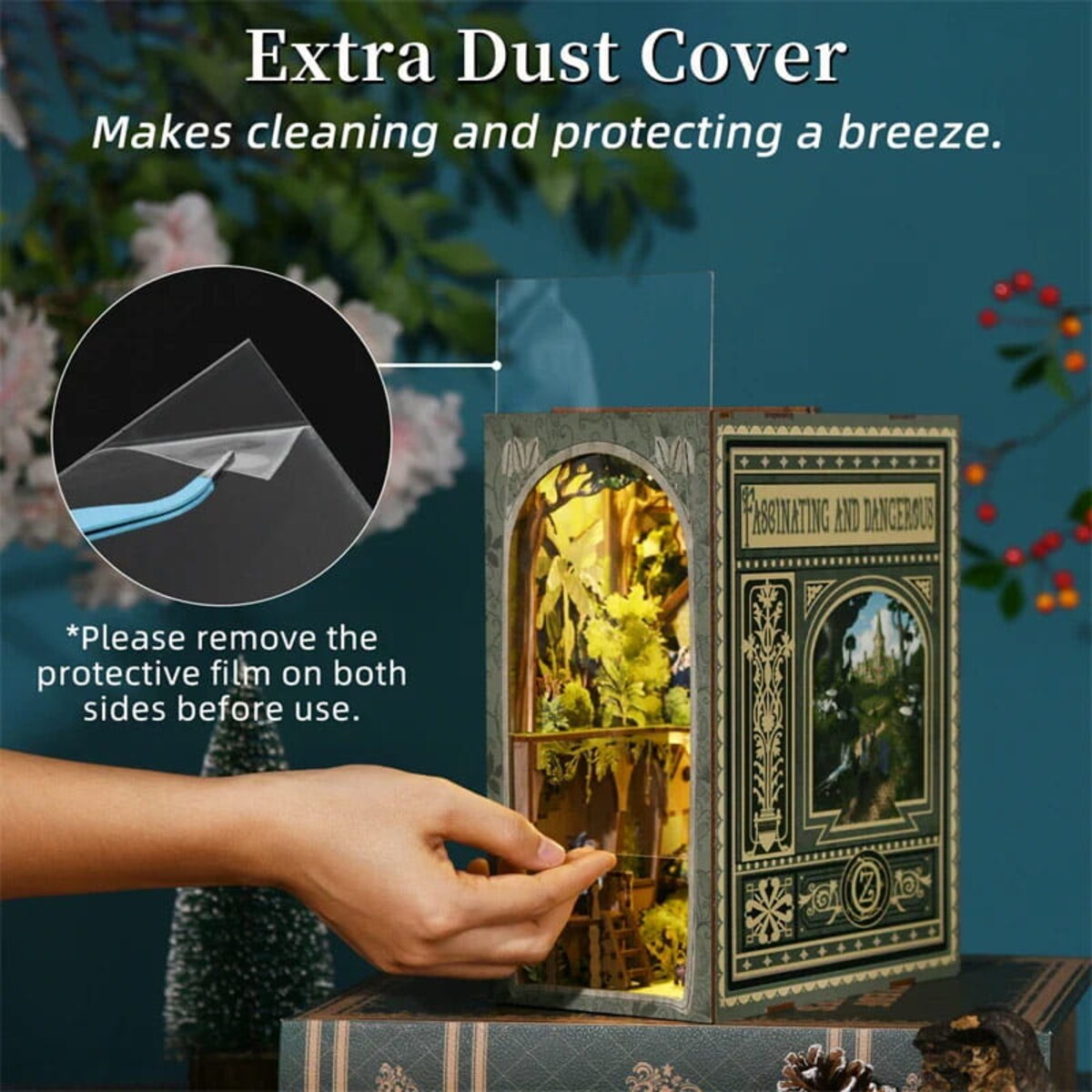 Miniaturowy domek Book Nook - Czarnoksiężnik z Krainy OZ