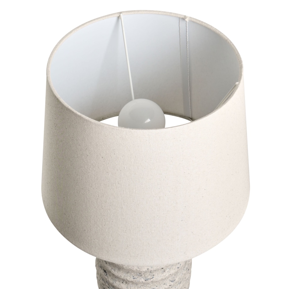 Lampa stołowa BILLY Ceramika Złamana biel