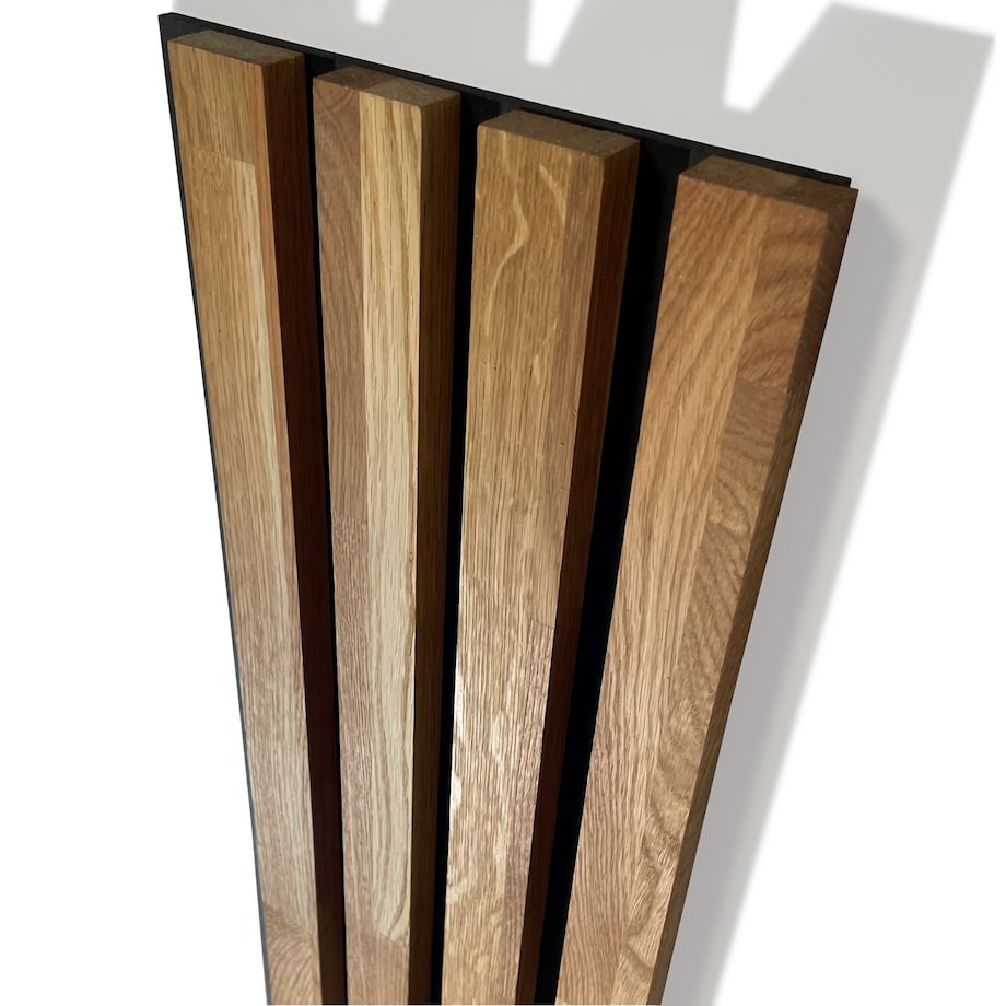 Panele lamelowe dębowe na płycie MDF 100% dąb 24cm