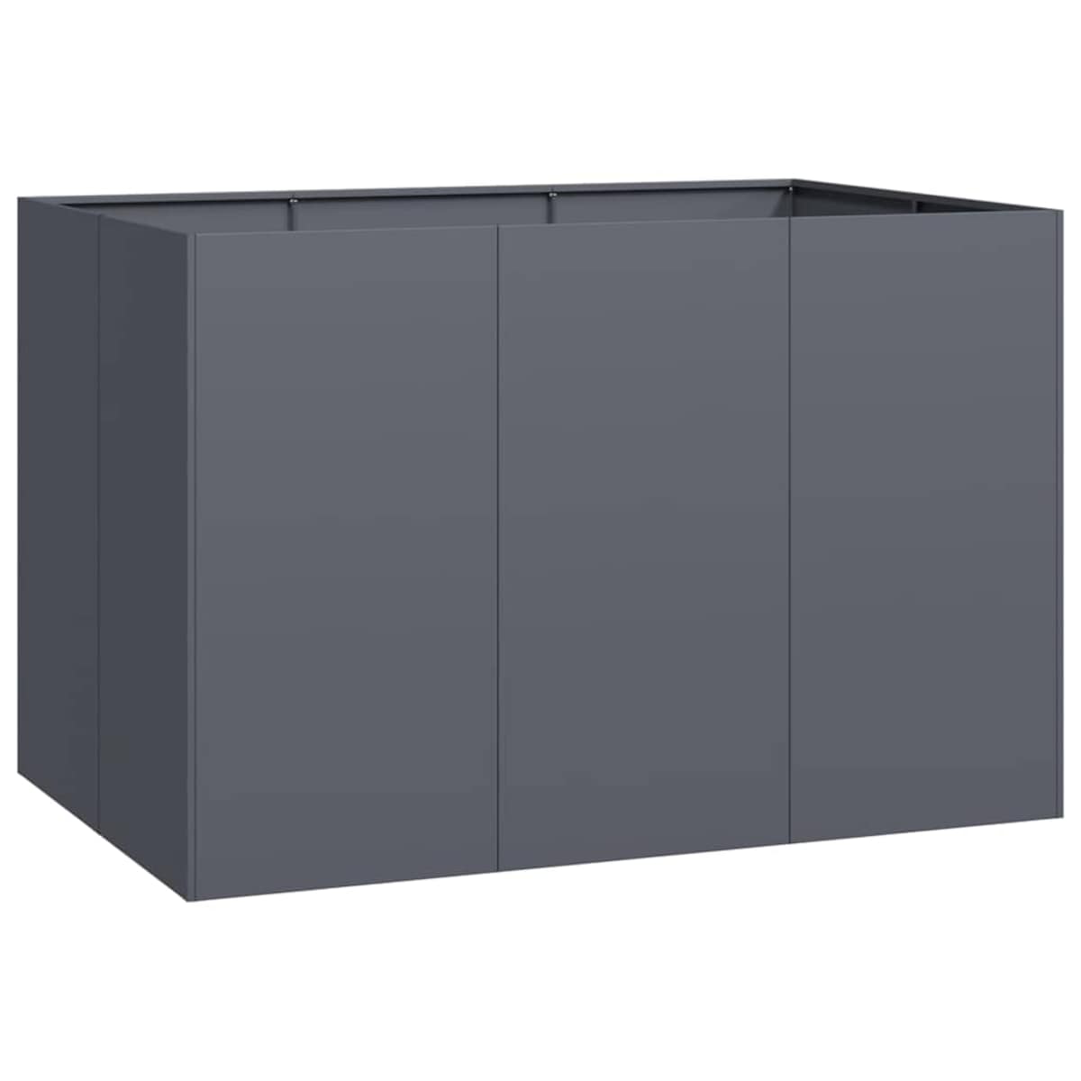 vidaXL Doniczka Antracyt 120x80x80 cm Stal