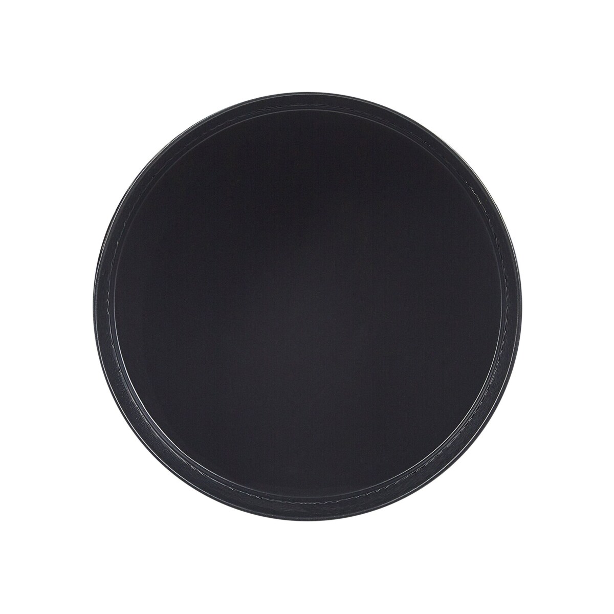 Doniczka na stojaku metalowa 29 x 26 x 50 cm czarna LEIKA