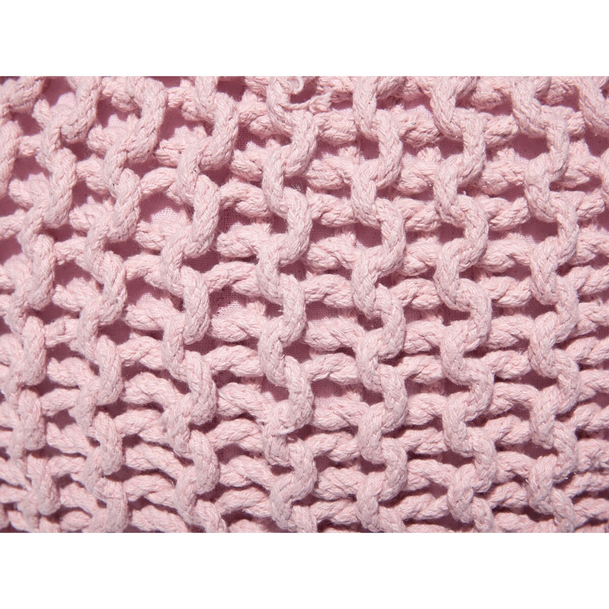 Puf 50 x 35 cm różowy CONRAD