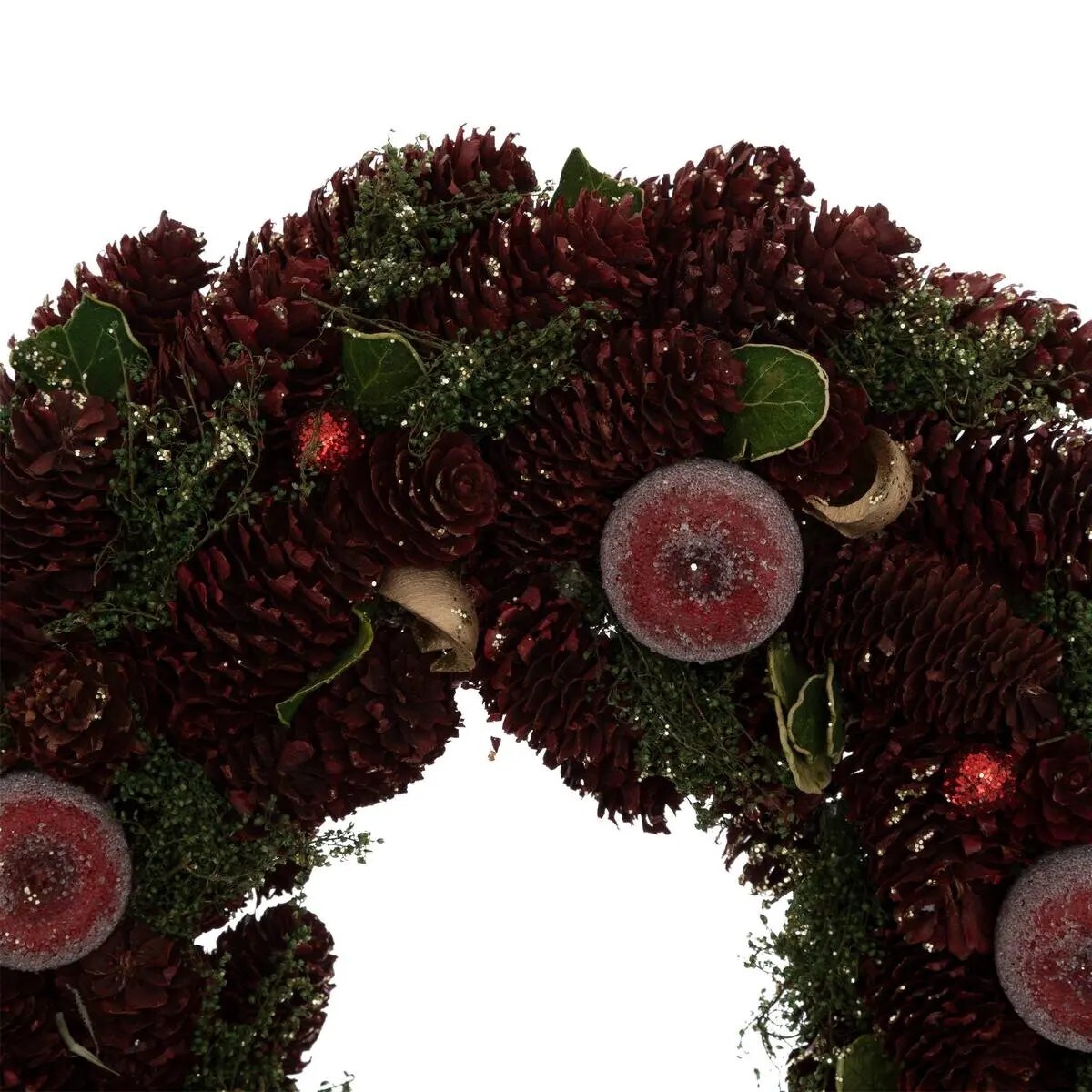 Wieniec wianek świąteczny z jabłkami 35 cm