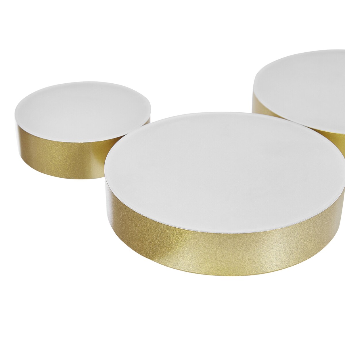 Lampa sufitowa LED 5-punktowa metalowa złota LUGA