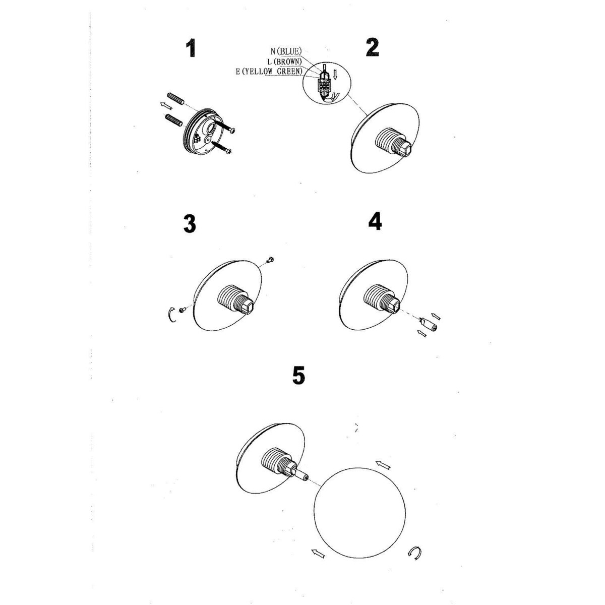 Plafon szklana kula MINI 108344 Markslojd do łazienki IP44 biała czarna