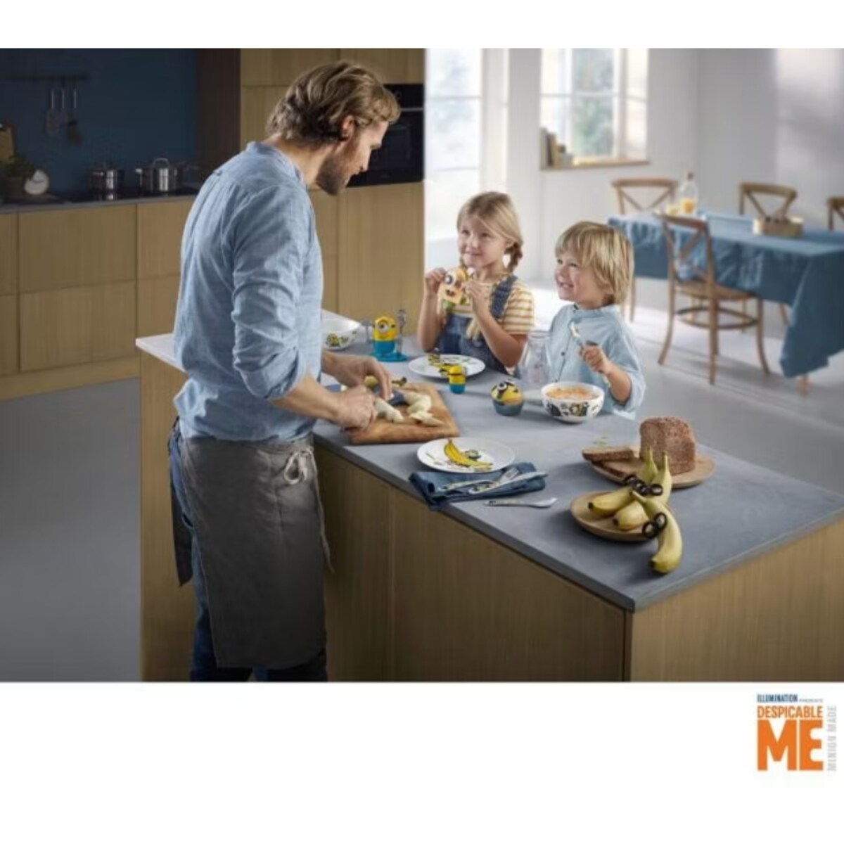 Zestaw sztućców dla dzieci Minionki, WMF