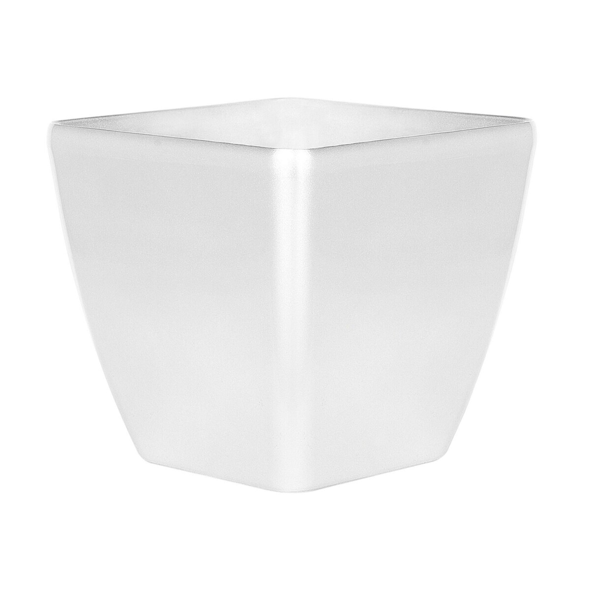 Doniczka 35 x 35 x 34 cm srebrna ASTRAS