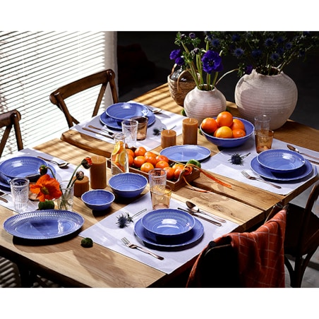 Talerz płytki 26 cm Sofia Szafirowa LB03