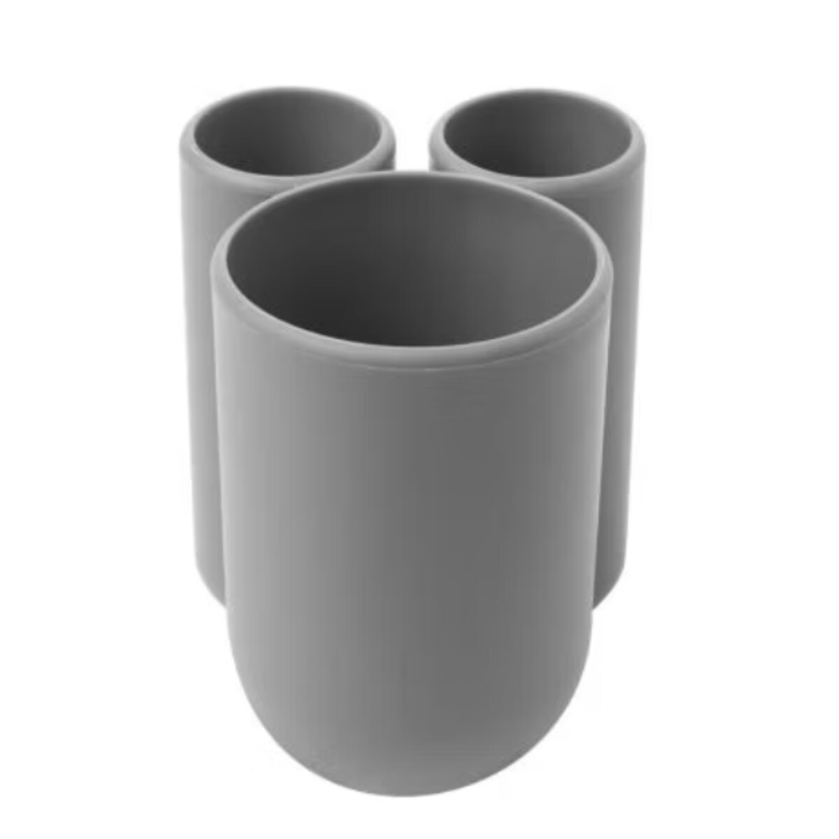 Pojemnik łazienkowy szary Touch, 10 x 8 x 10 cm, Umbra