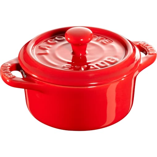 Staub Mini Cocotte Okrągły - 200 ml, Czerwony