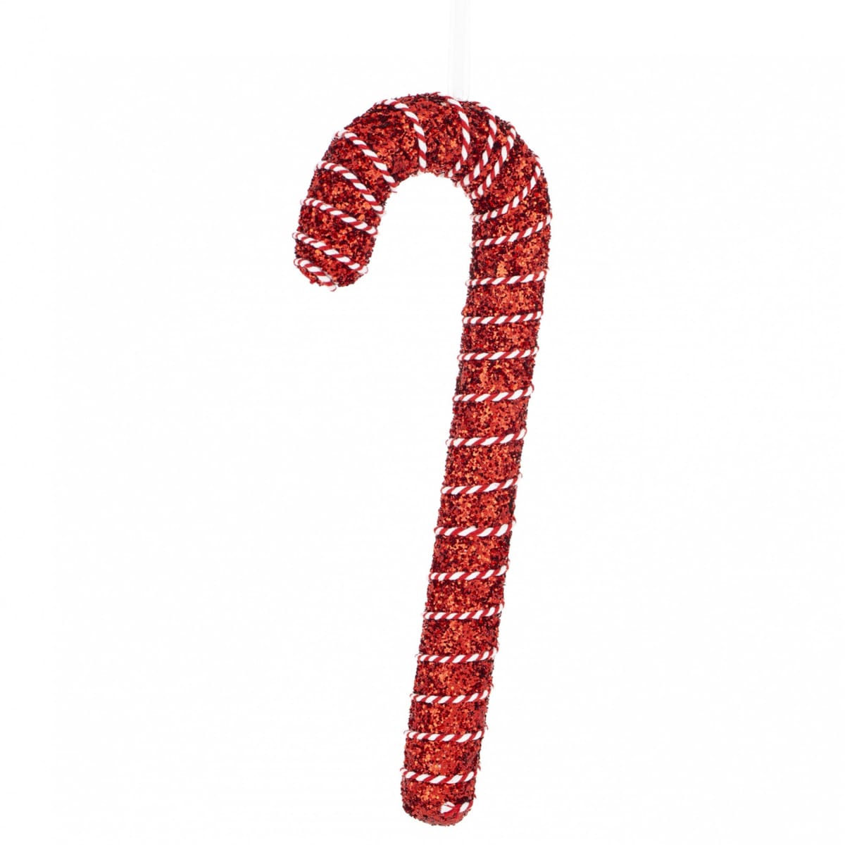 Dekoracja - 4 szt. zawieszka laska 30x11x3,5 cm GENADE czerwona