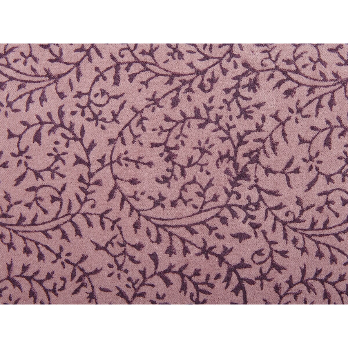 2 welurowe poduszki dekoracyjne roślinny motyw 45 x 45 cm różowe ROMNEYA