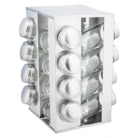 Zestaw pojemników na przyprawy 17 elementów przyprawnik KINGHOFF