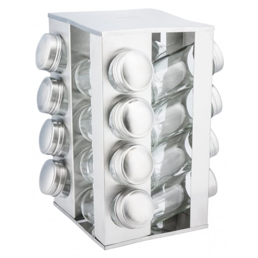 Zestaw pojemników na przyprawy 17 elementów przyprawnik KINGHOFF