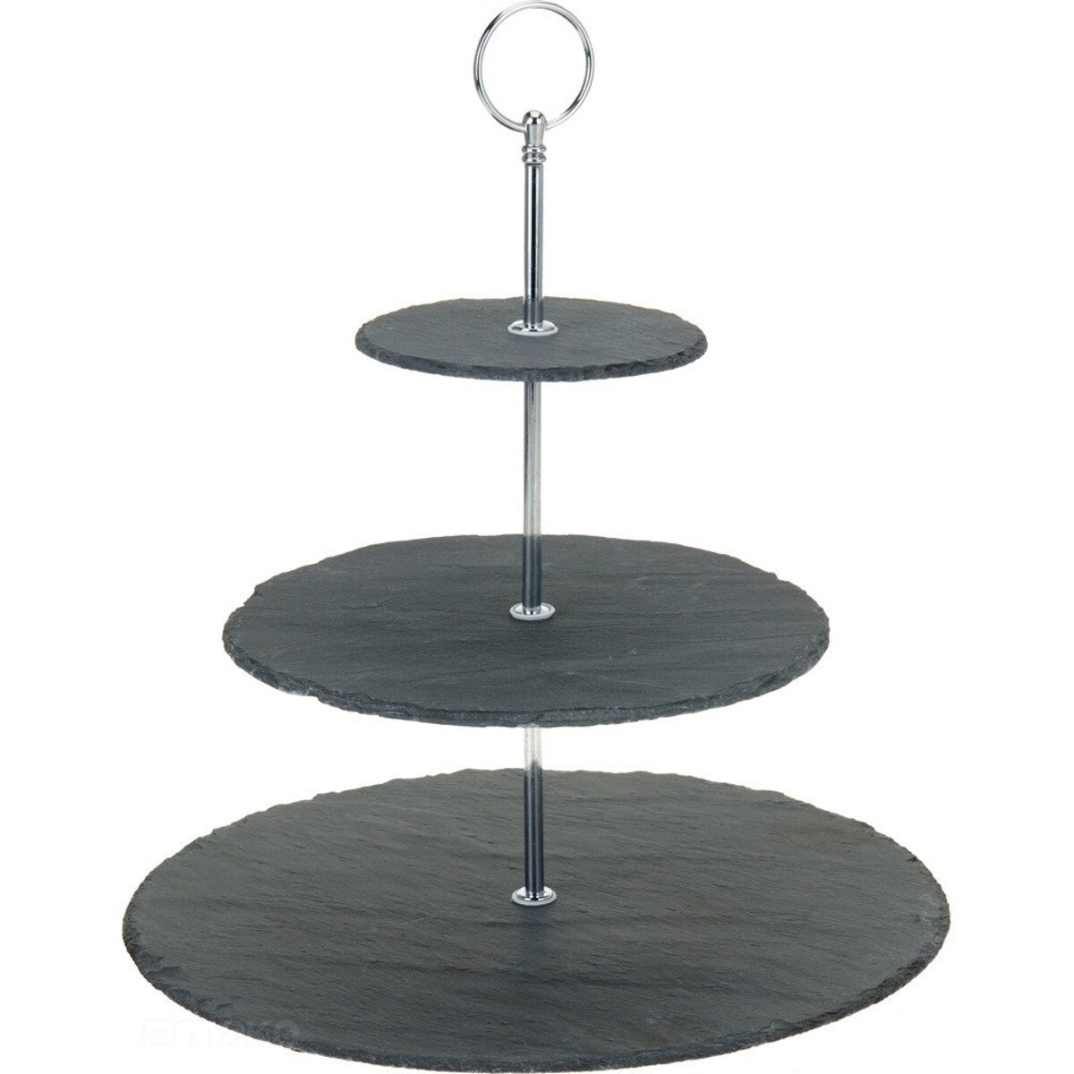 Kamienna patera na ciasta i przekąski, 3 poziomy