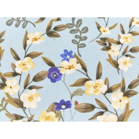 2 poduszki ogrodowe w kwiaty 40 cm niebieskie VALLORIA