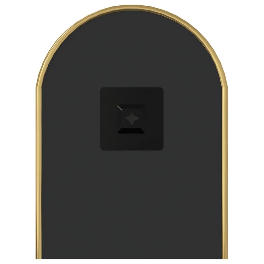 vidaXL Lustro ścienne, złote, 60x25 cm, owalne