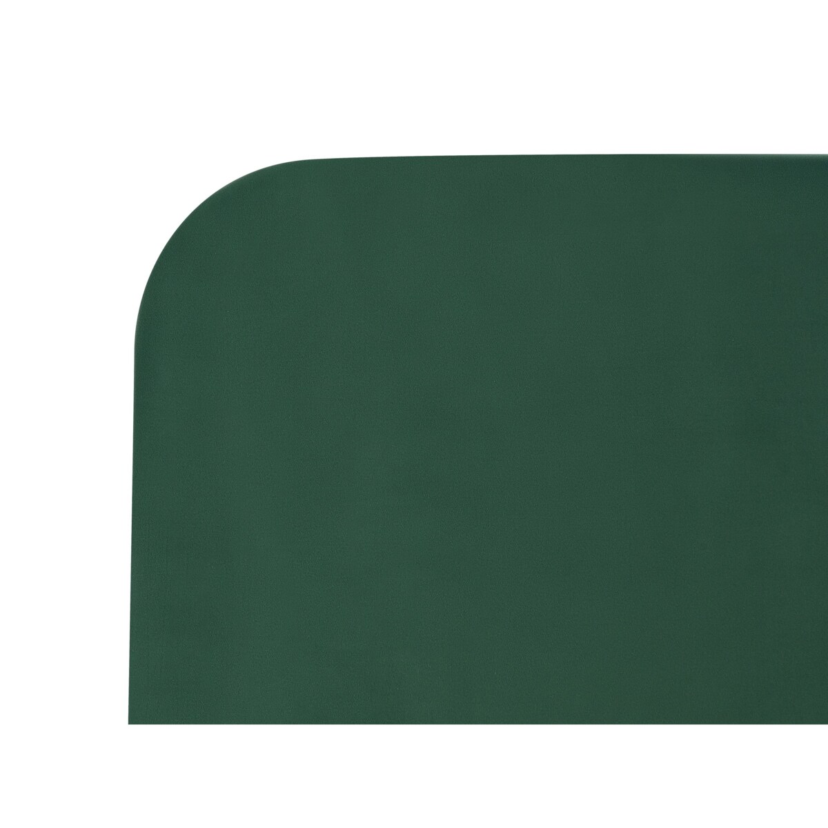 Łóżko Welur FLAYAT 120 x 200 cm Ciemnozielony