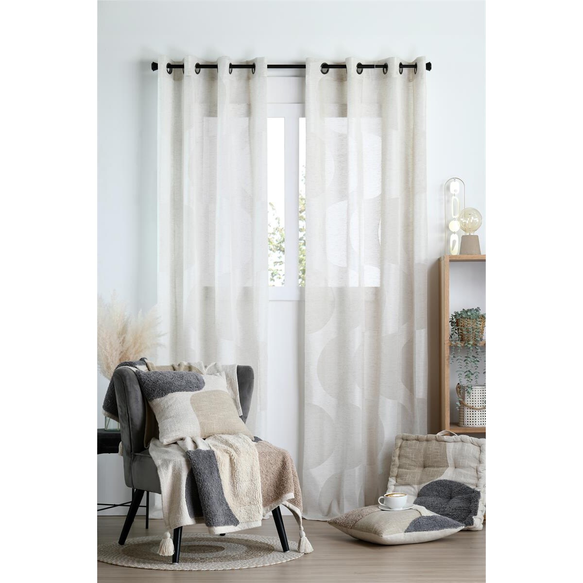 Firana na przelotkach, MARTIAL, 140 x 260 cm