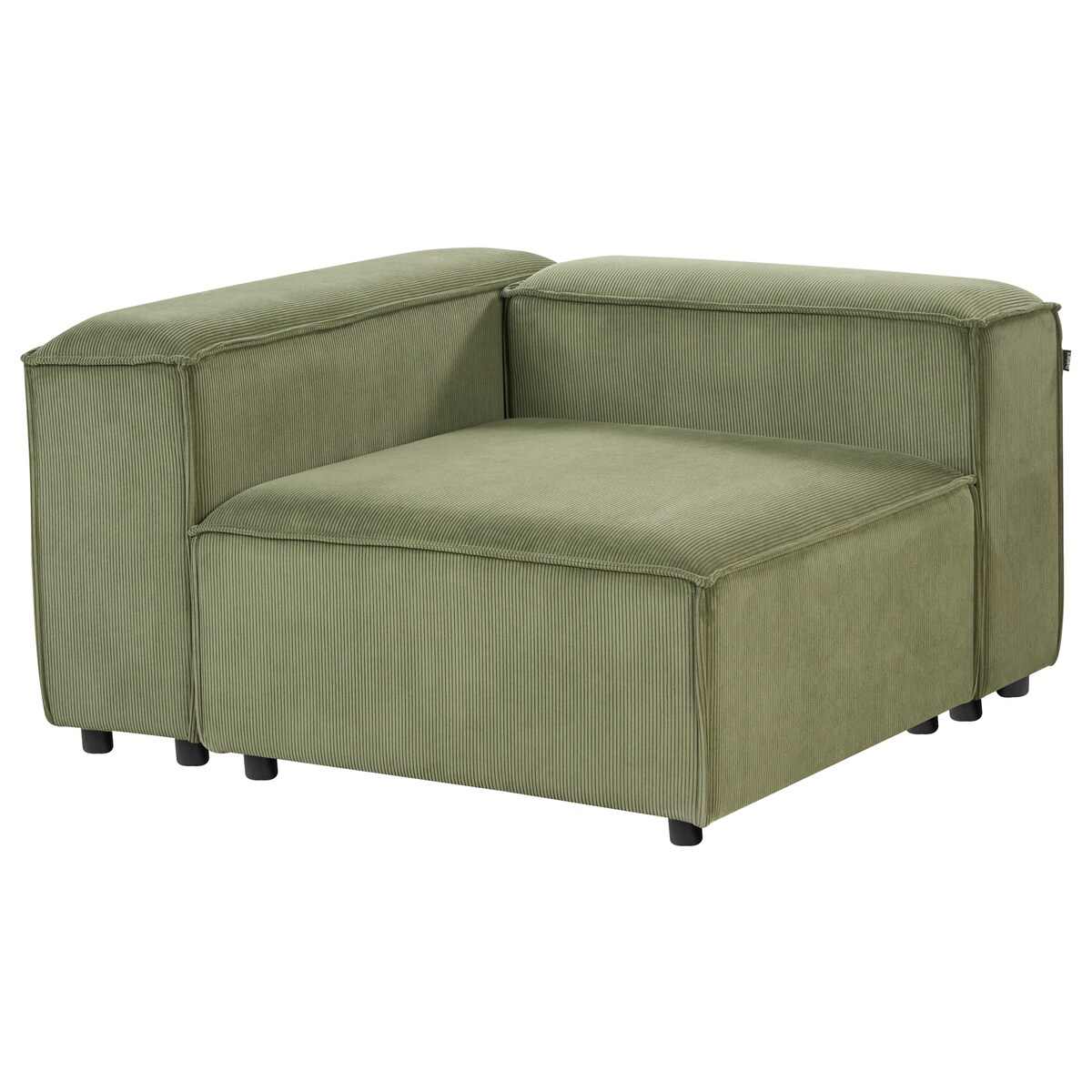 ARDAL dla 3 osób Sofa modułowa Zielony Sztruks