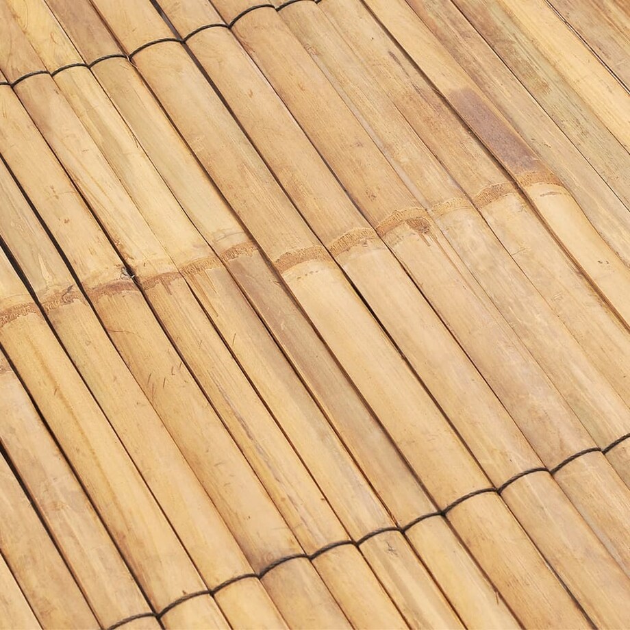 vidaXL Łóżko z baldachimem, 200x200 cm, bambusowe