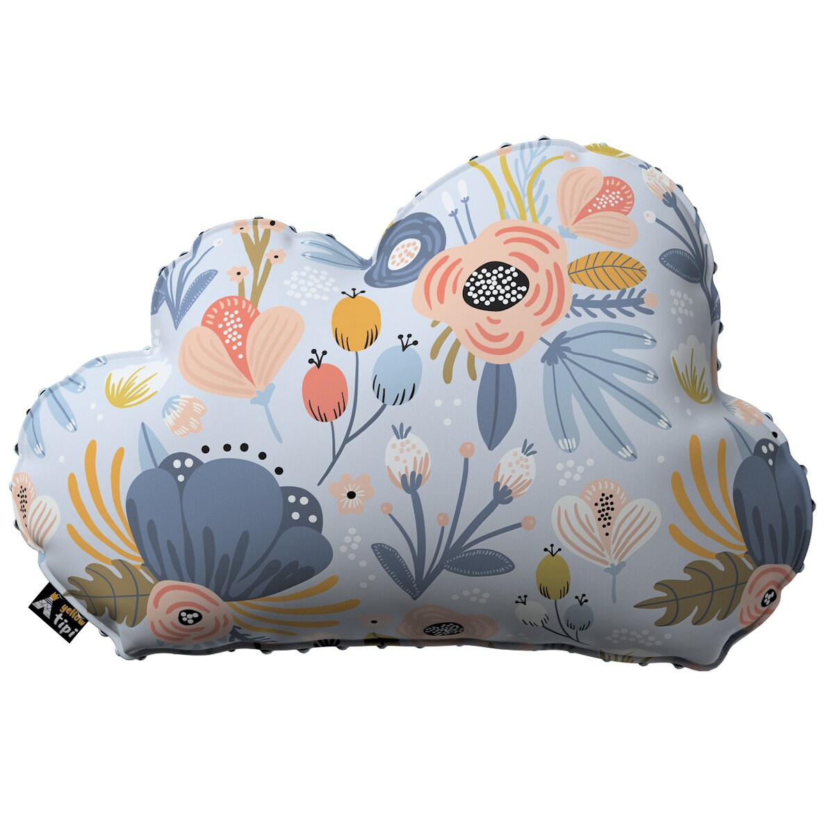 Poduszka Soft Cloud z minky, niebieski, 55x15x35cm, Magic Collection