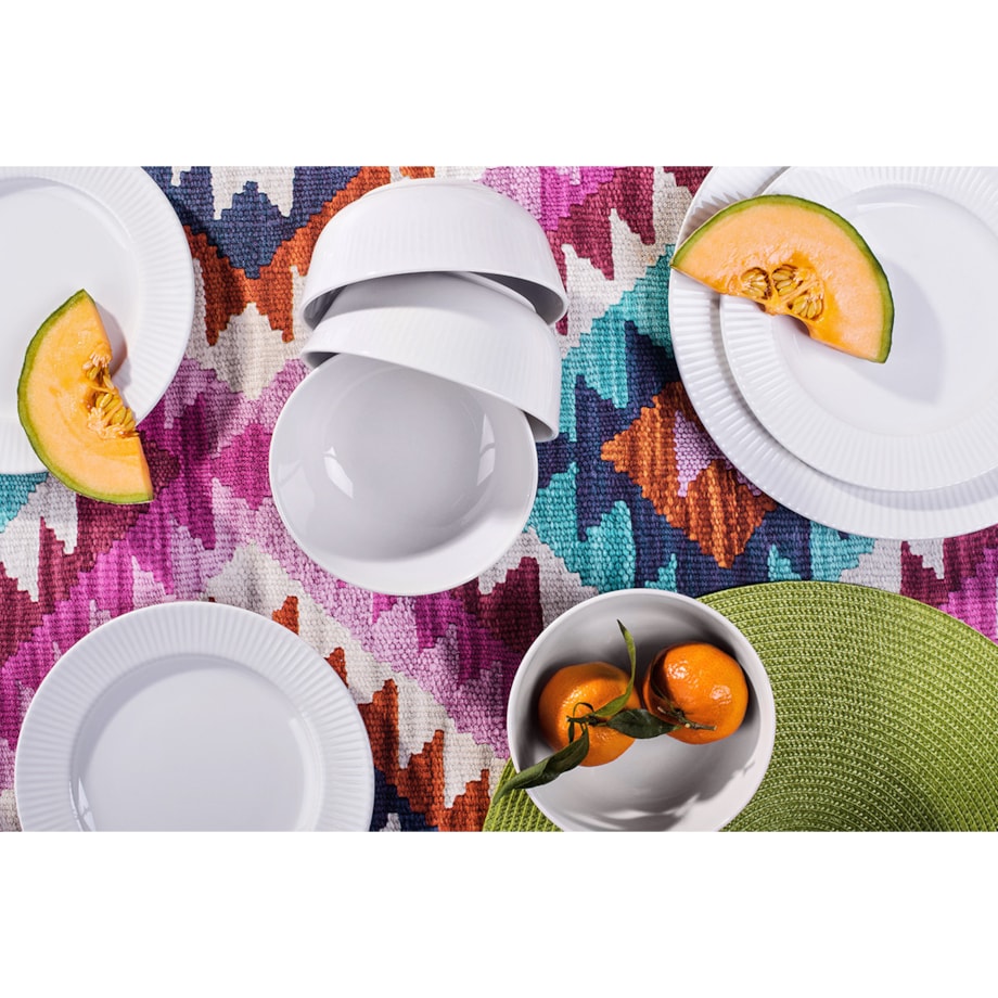 Konsimo LARIS Talerz obiadowy, biały