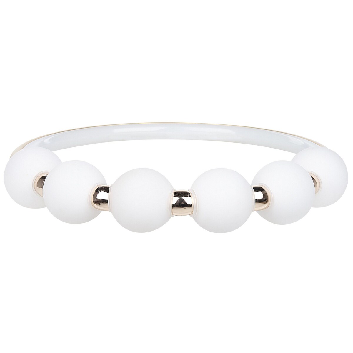 Lampa wisząca LED metalowa złota FANE