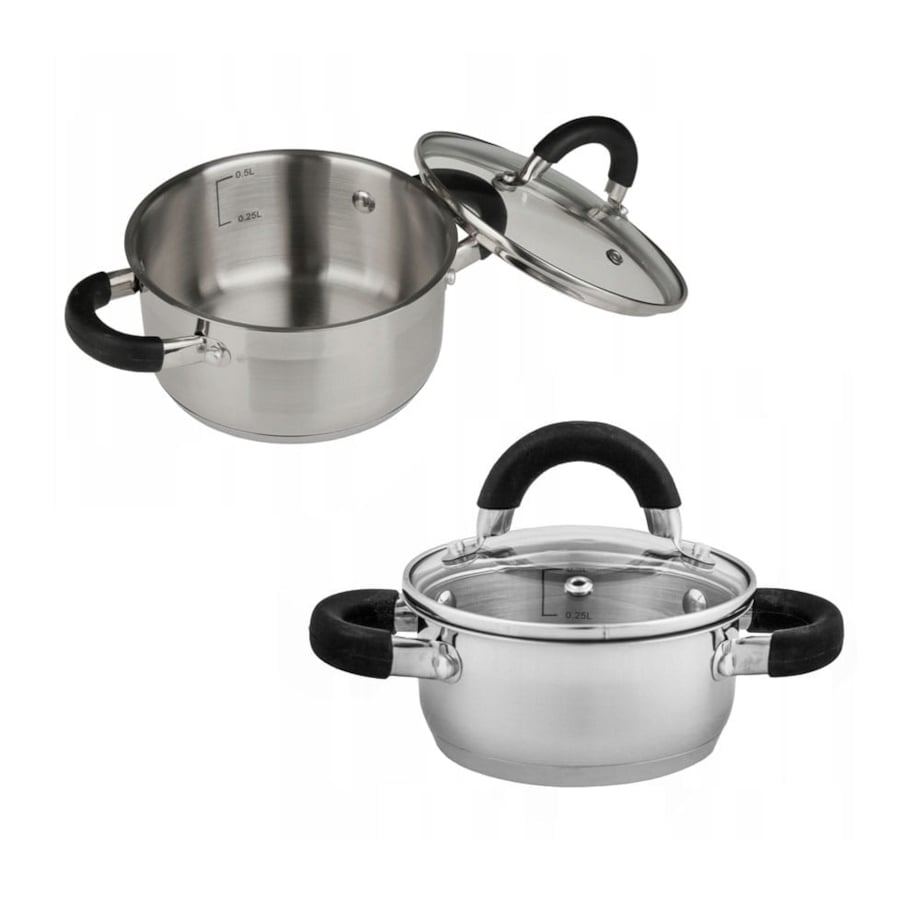 Garnek stalowy na indukcję gaz 1.5L 16cm KINGHOFF