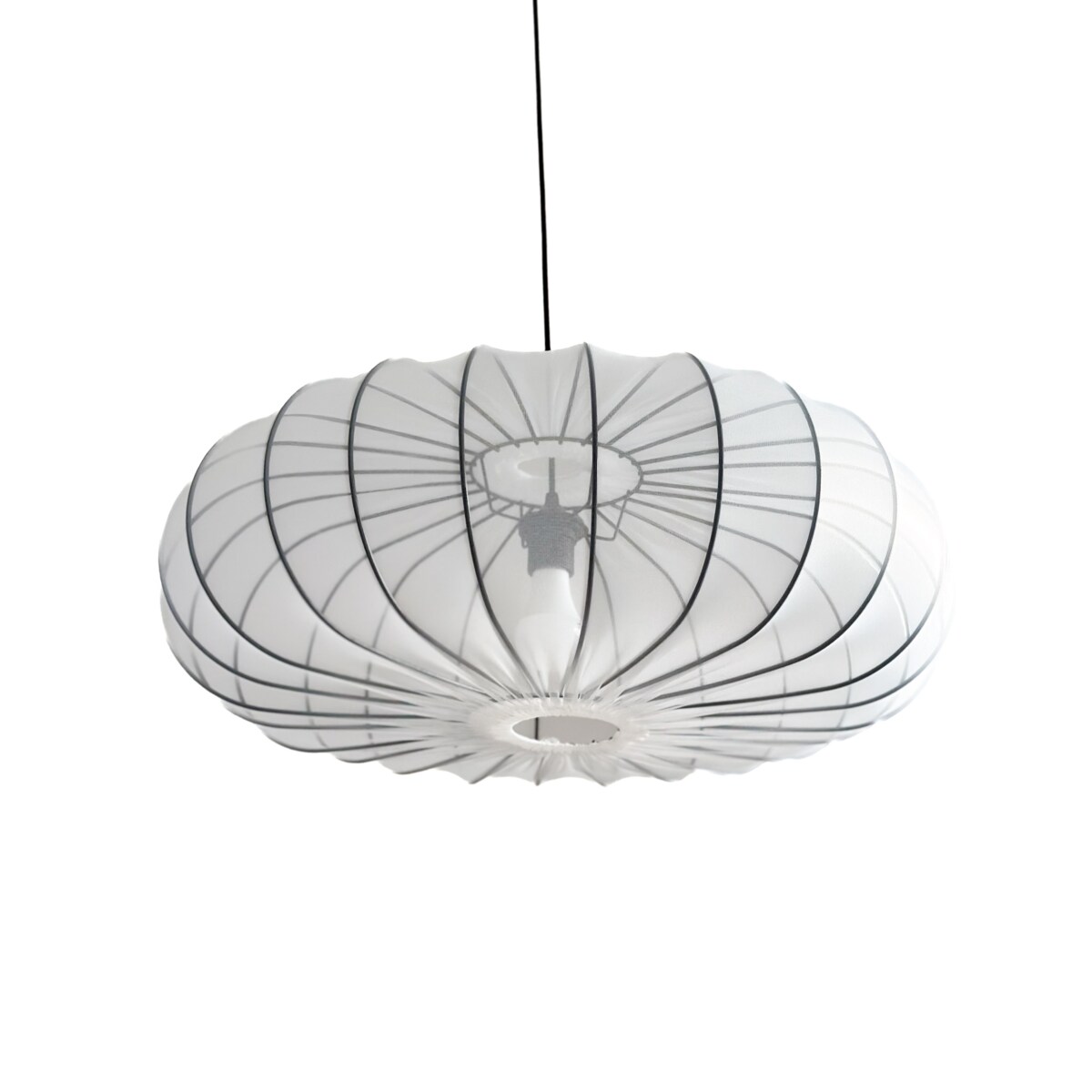 Abażur Donut Biały MIST Black 22x64