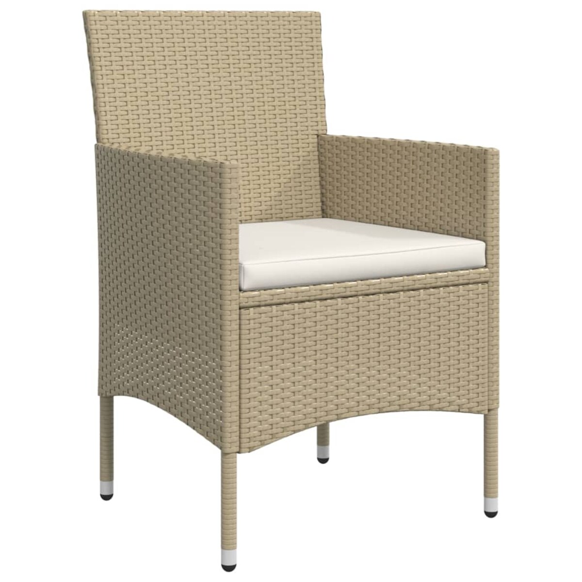 vidaXL 5-częściowy zestaw mebli ogrodowych z poduszkami, beżowo-czarny