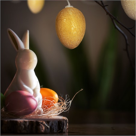 Girlanda Lampki Wielkanocne Światełka Jajka Pisanki 135 Cm Na Baterie