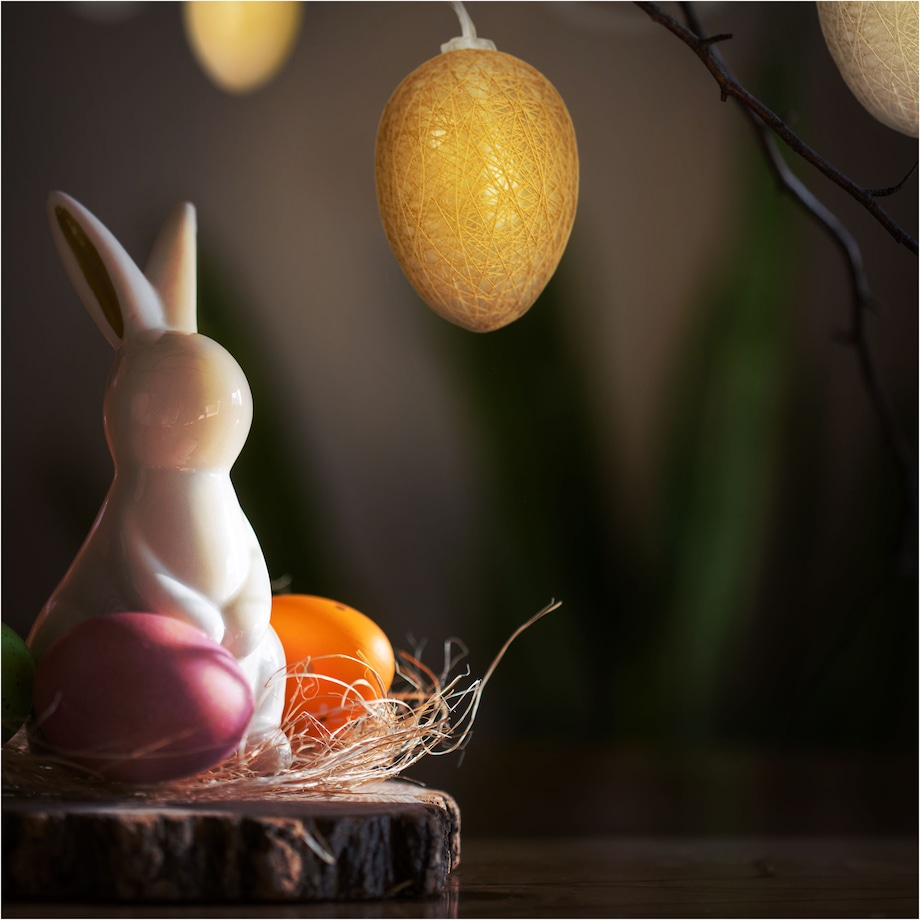 Girlanda Lampki Wielkanocne Światełka Jajka Pisanki 135 Cm Na Baterie