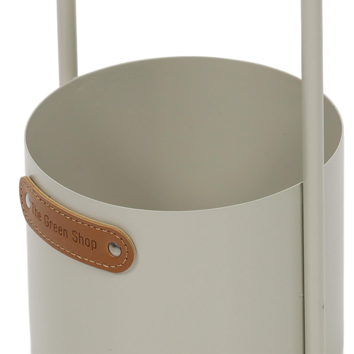 Metalowa doniczka z rączką, Ø 13 x 30 cm