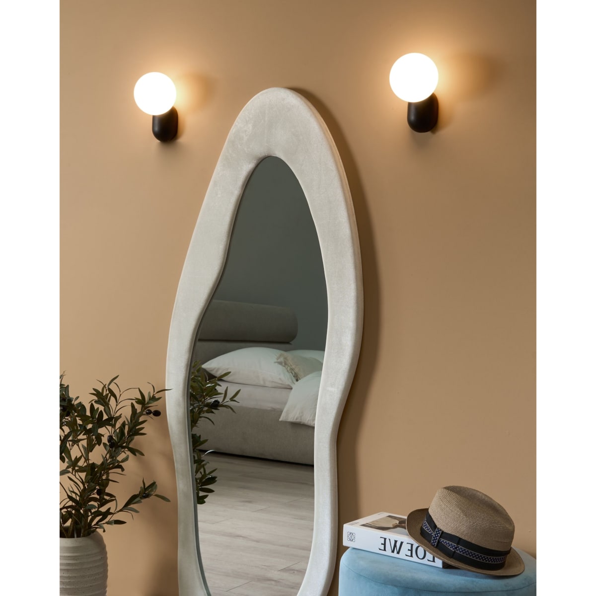 Zestaw 2 lamp ściennych HELME Czarny