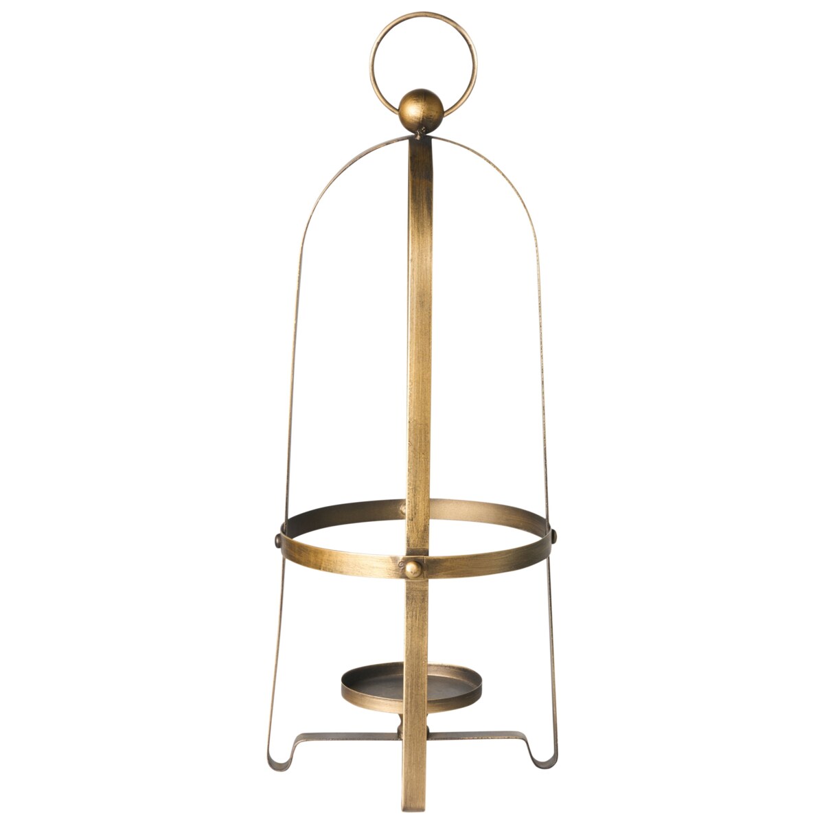 Świecznik MARAWI Metal 48 cm Złoty