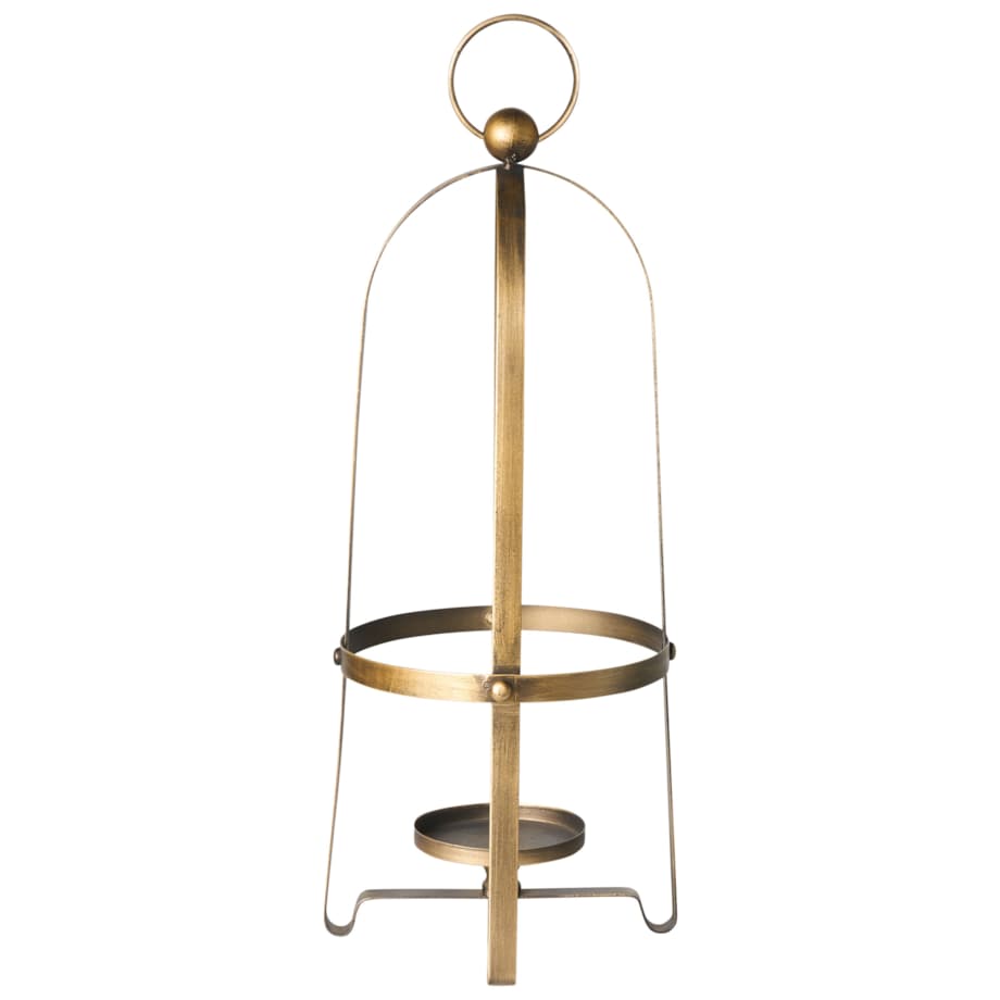 Świecznik MARAWI Metal 48 cm Złoty