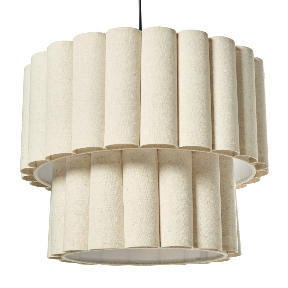 Lampa wisząca BELESSA Len Jasnobeżowy