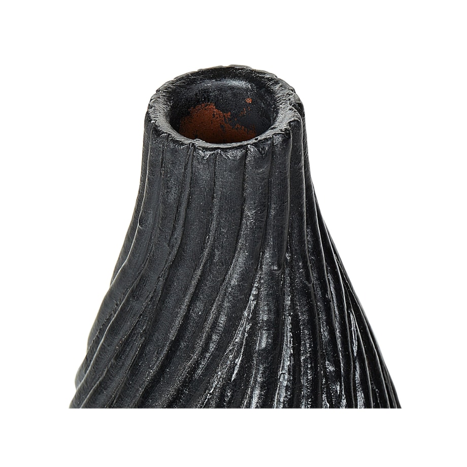 Wazon dekoracyjny ceramiczny 54 cm czarny FLORENTIA