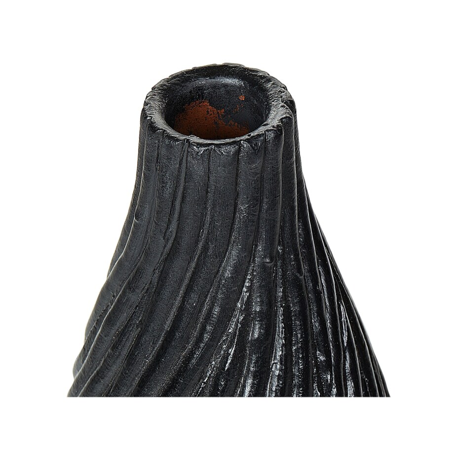 Wazon dekoracyjny ceramiczny 54 cm czarny FLORENTIA