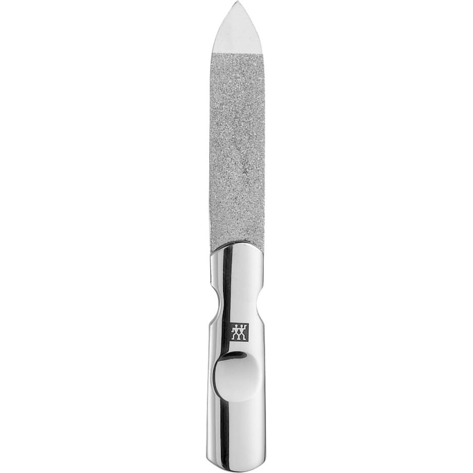 Zestaw do manicure Zwilling Classic Inox – skórzane etui, 5 elementów - Czerwony