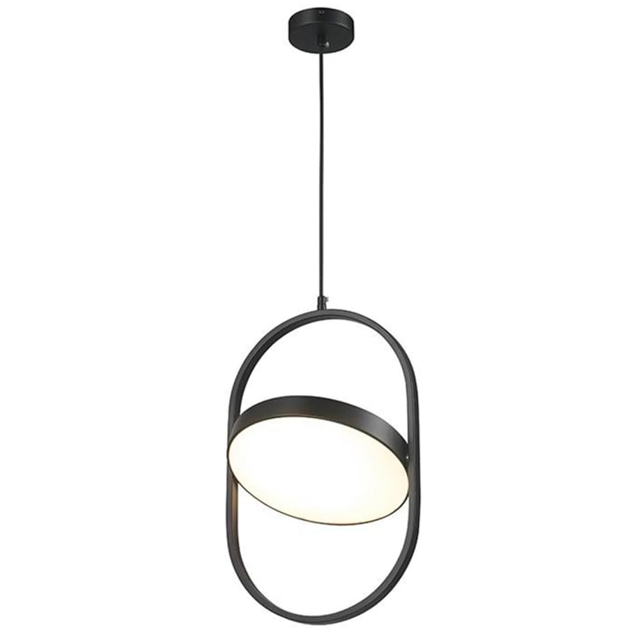 Lampa wisząca Spinner MSE010100314 Moosee LED 9W 3000K Art deco czarna