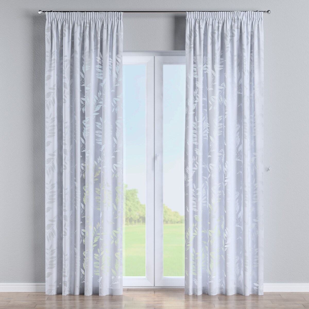 Zasłona na taśmie marszczącej 1 szt. 130x245 biały