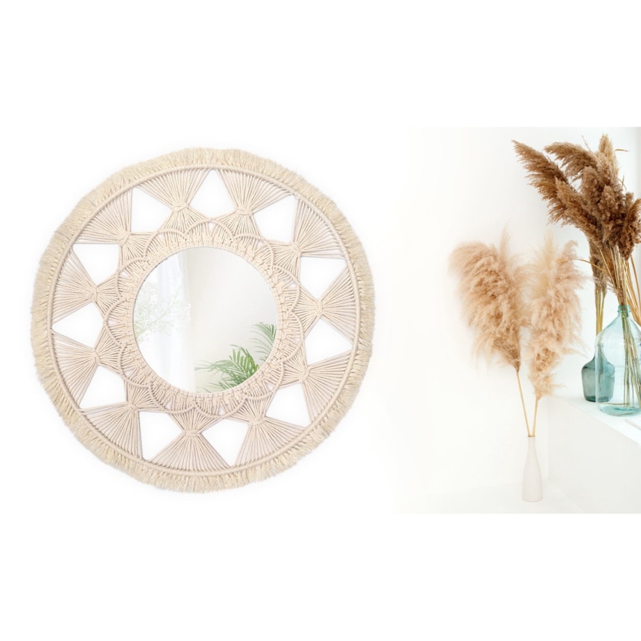 LUSTRO ŚCIENNE BOHO 65CM 322050