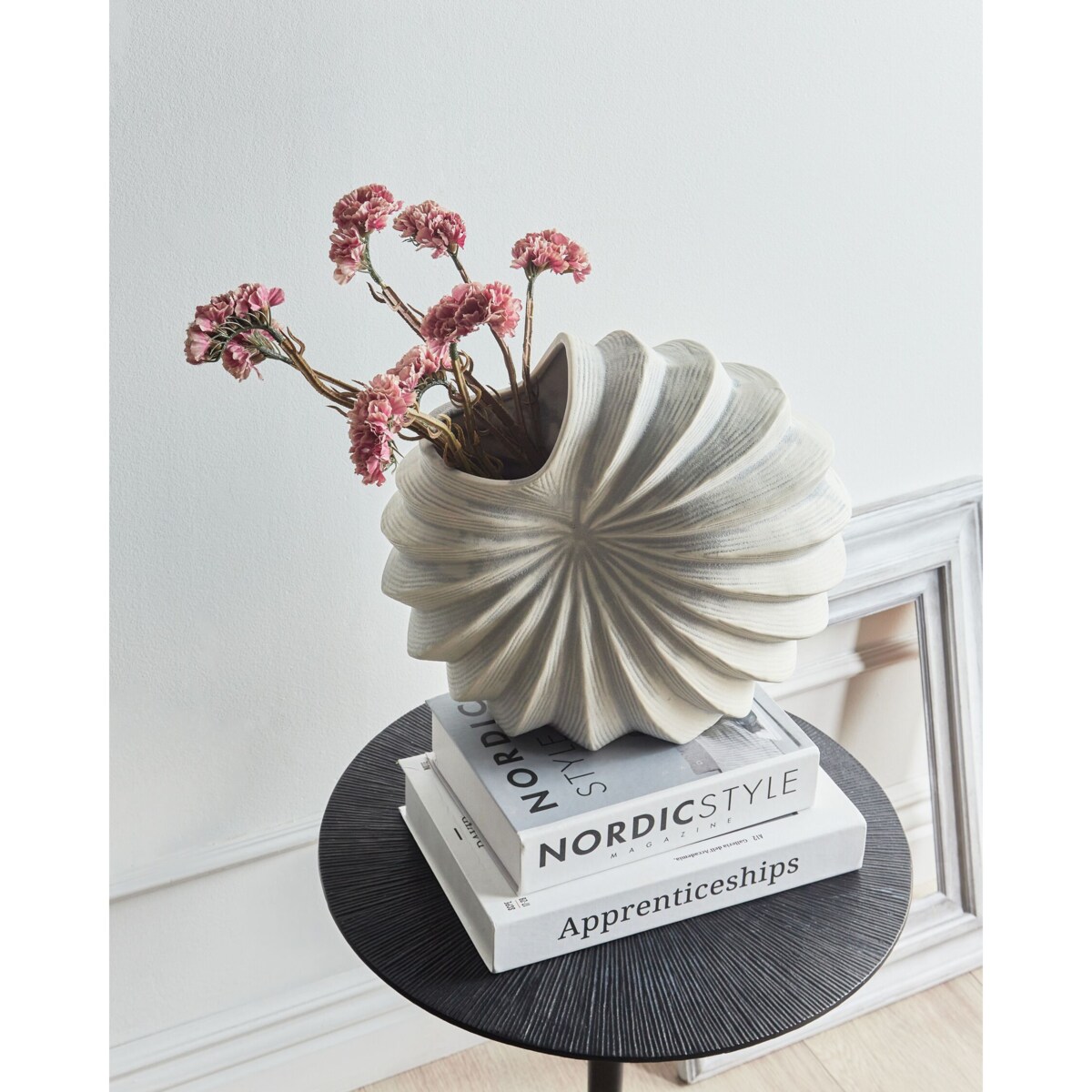 Kamionka Wazon na kwiaty 28 cm Biały SCUP