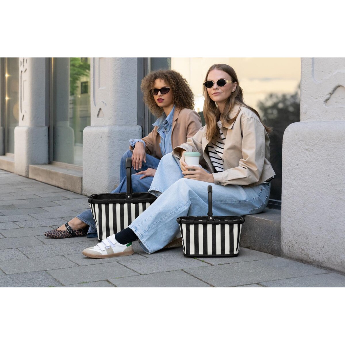 Koszyk CARRYBAG XS, summerstripes black