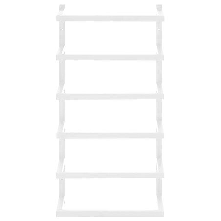 vidaXL Stojak na ręcznik, biały, 24x12x48 cm, stalowy