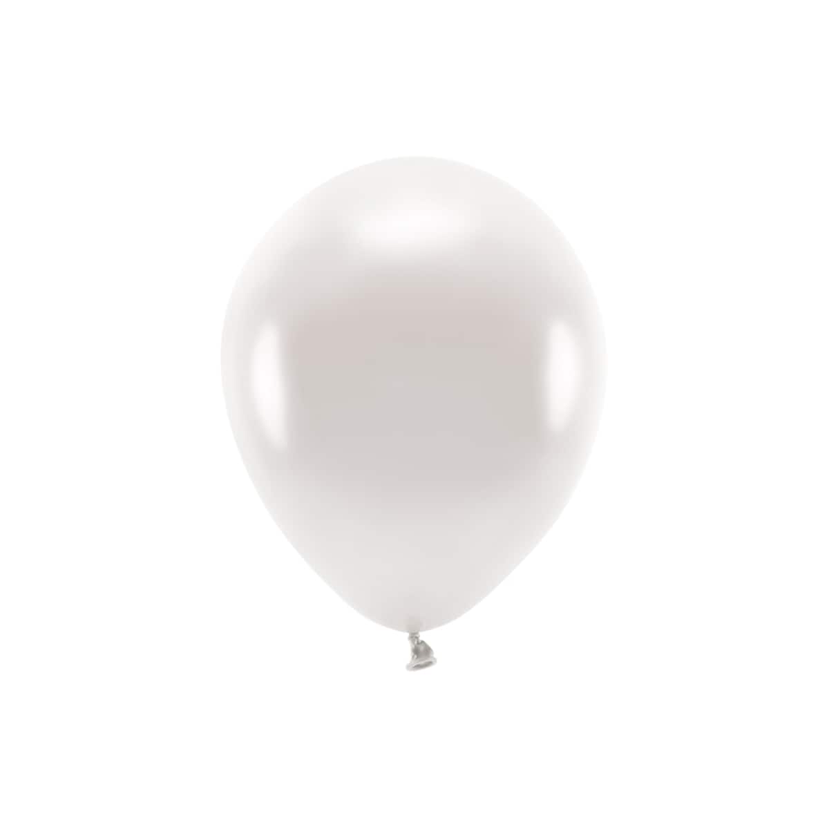Balony Eco 26cm metalizowane, perłowy (1 op. / 100 szt.)