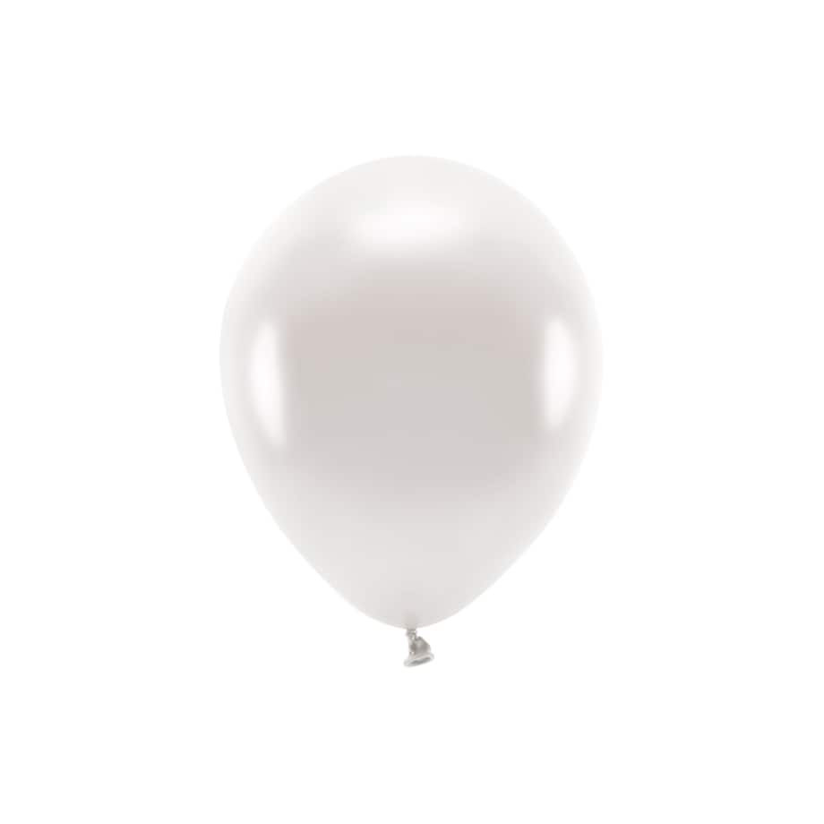 Balony Eco 26cm metalizowane, perłowy (1 op. / 100 szt.)