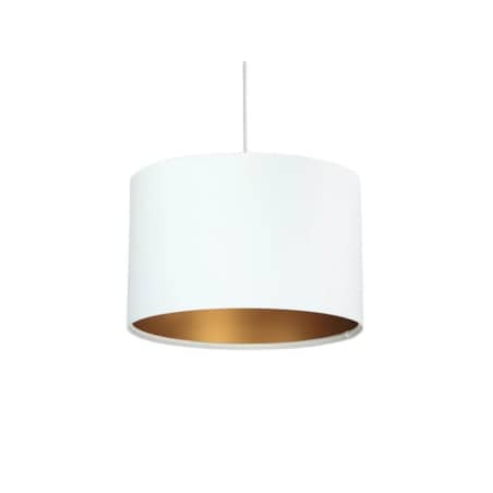 Lampa wisząca HOME 30 biała/złota
